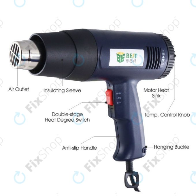 Best BST-8016 - Heißluftpistole (3A)