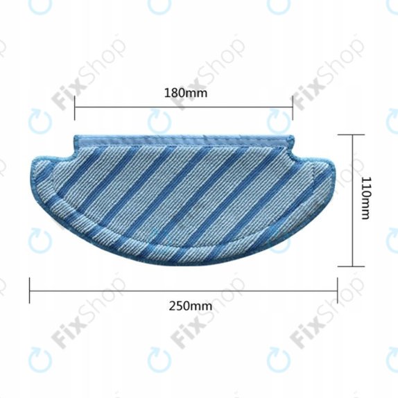 Wischtuch, 2 Stk., Waschbar für Ecovacs Deebot N8-series, T-series, X1 Plus