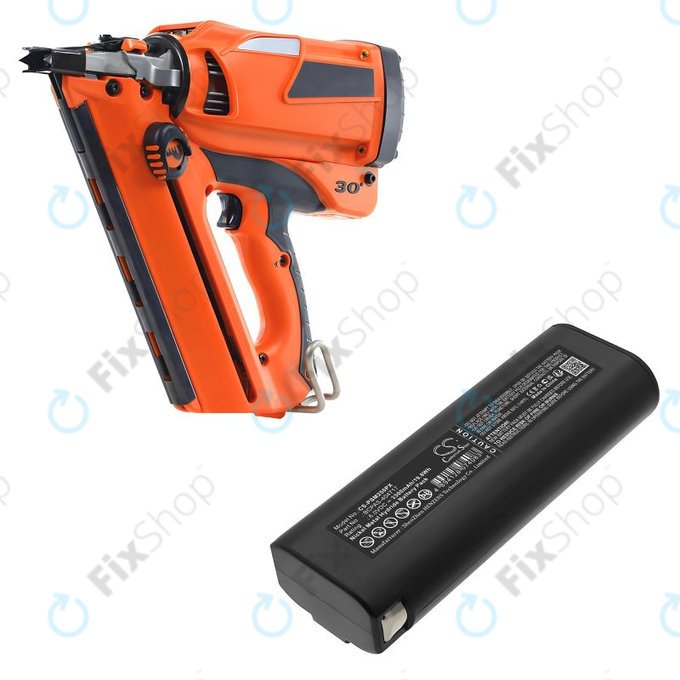 Akku batterie für Paslode 900400, 3300mAh, Ni-MH, 6V, 404400, BCPAS-404717, HQ