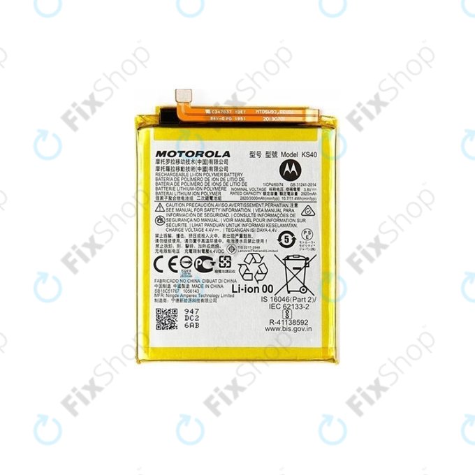 Motorola Moto E6i, E6 Play, E6s, E6s Plus - Akku Batterie KS40 3000mAh - SB18C85292, SB18C51766 Genuine Service Pack
