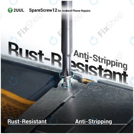Phillips Schraubenset für Android-Reparaturen, 2UUL SC12, 1200 Stk./Packung