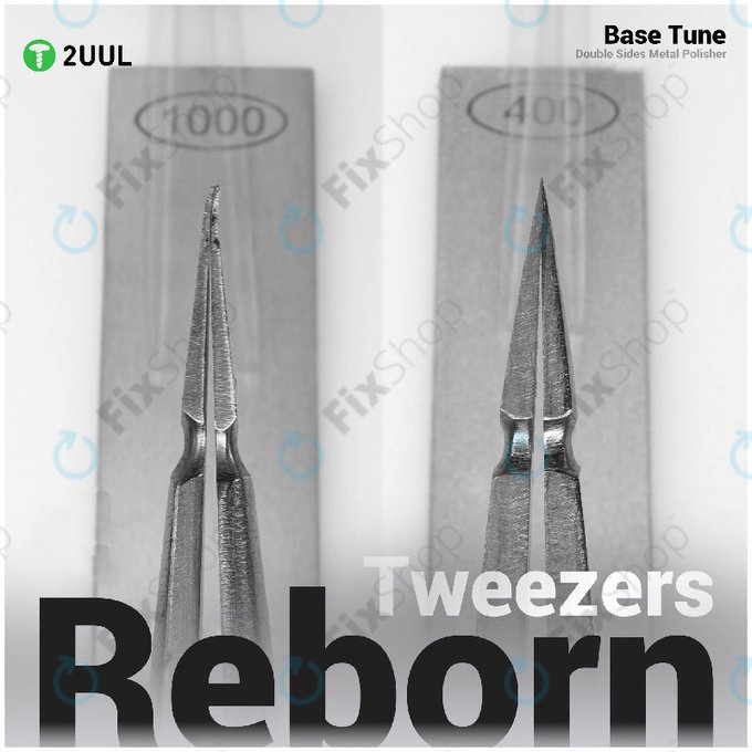 Schleifplatte für Pinzetten und Werkzeuge, 2UUL FM01