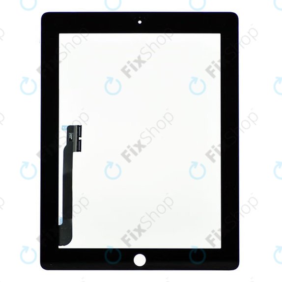 Touchscreen-Glas für iPad 3, iPad 4, Black