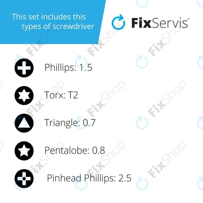 LJL 129-5 - Magnetischer Präzisionsschraubendreher für Smartphones 5in1