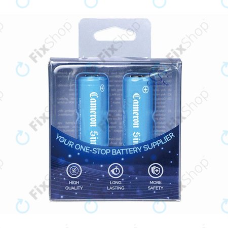 Akku batterie 14430 mit Montageplatten, 650mAh, Li-Ion, 3.7V, HQ