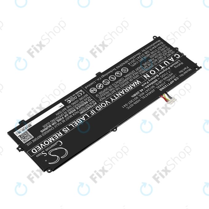 Akku batterie für HP Elite X2 1012 G2, 6000mAh, Li-Pol, 7.7V, JI04XL, HQ