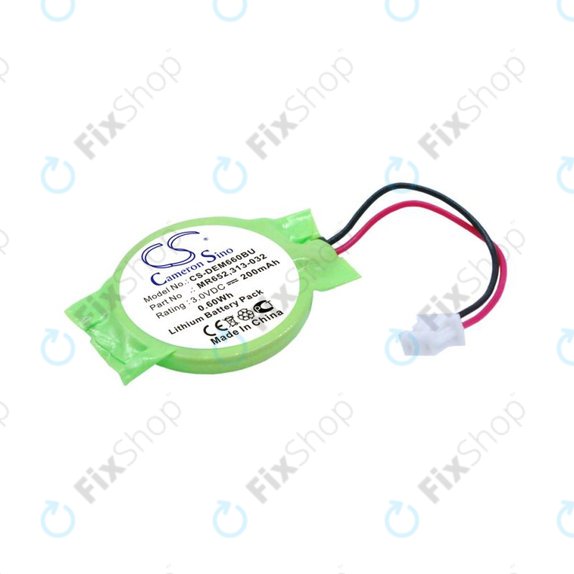 Backup Batterie für Dell Latitude E6320, 200mAh, Lithium, 3V, 077-A00, HQ
