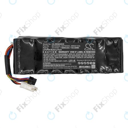 Akku batterie für Robomow, Wolf Garten, Cub Cadet, 6000mAh, LiFePO4, 25.6V, MRK6103A, HQ