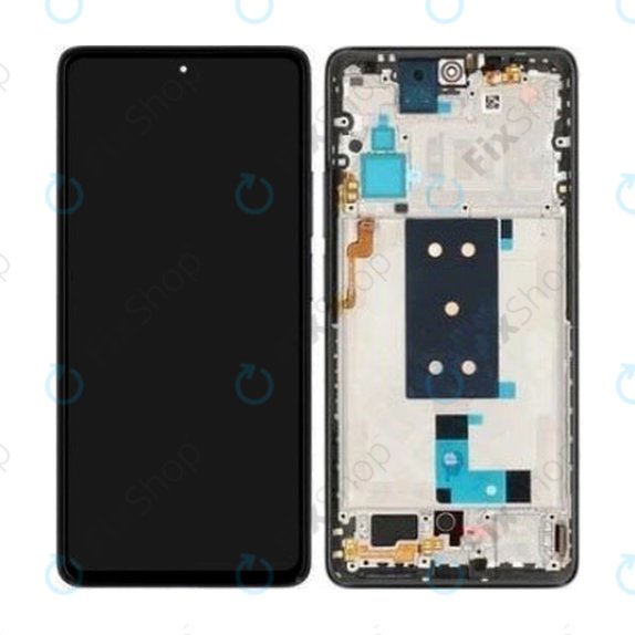 Xiaomi Poco F4 5G - LCD Display + Touchscreen Front Glas + Rahmen (Night Black) OLED