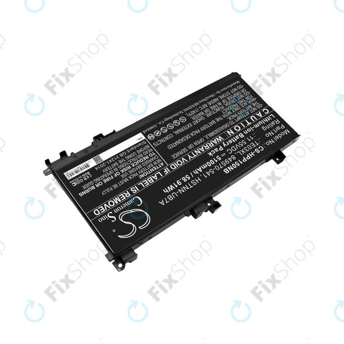 Batterie für HP Omen 15, Pavilion 15, WASD 15, 5100mAh, Li-Ion, 11.55V, TE03XL, HQ