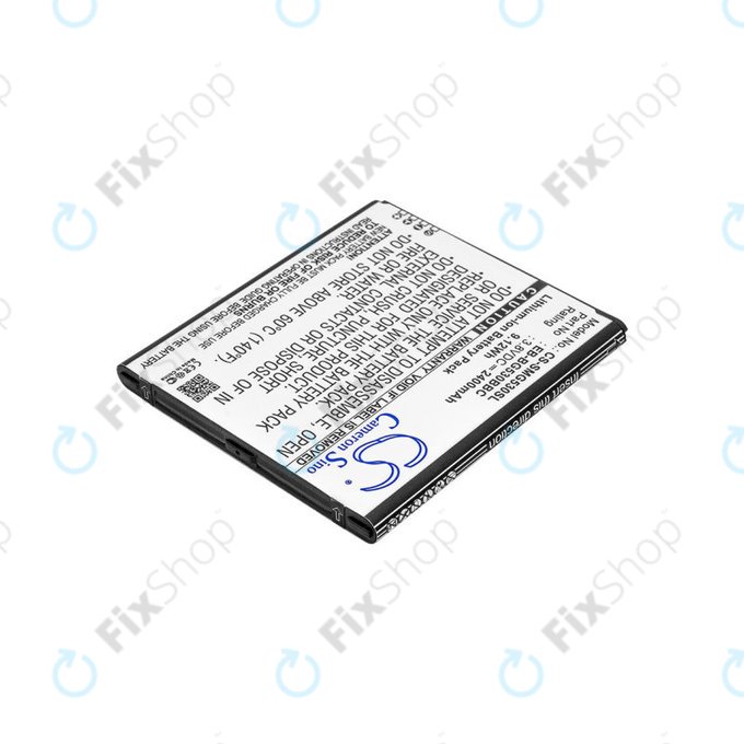 Batterie für Samsung Galaxy J3, 2400mAh, Li-Ion, 3.8V, EB-BG530BBC, HQ