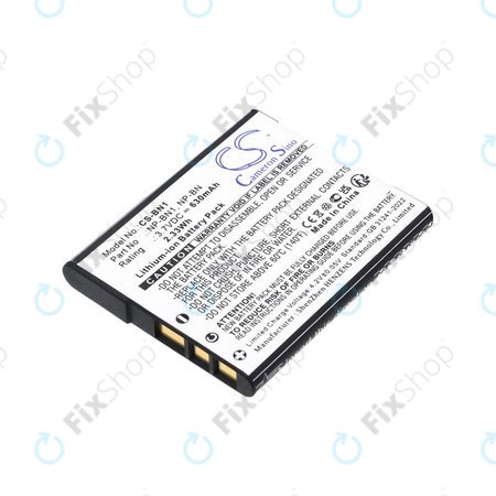 Akku batterie für Sony Cyber-Shot DSC-TX20, TX9, 630mAh, Li-Ion, 3.7V, NP-BN1, HQ