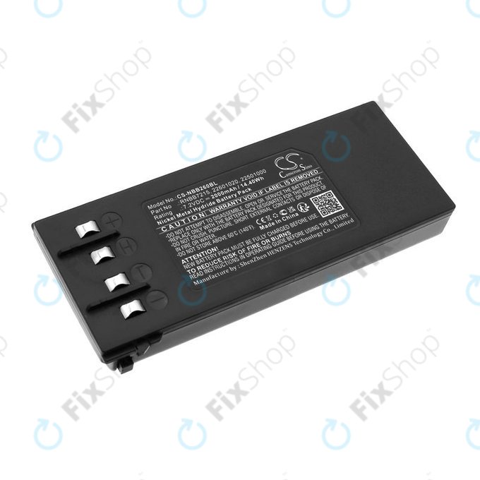Akku batterie für Hiab 077 Hiduo, 088CL, 095, 2000mAh, Ni-MH, 7.2V, RNBB7215, 2.250.1000, HQ