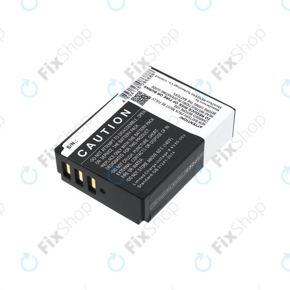 Batterie für Kodak PIXPRO S1, AZ651, AZ652, AZ901, 1150mAh, Li-Ion, 7.4V, LB-070, HQ