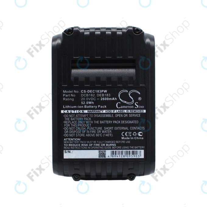DeWalt DC, DW-series - Akku Batterie DCB182, DCB183 2600mAh HQ