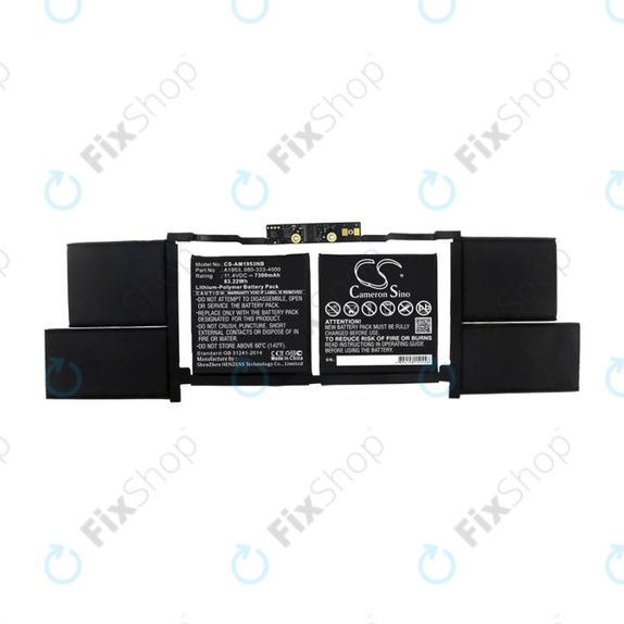Apple MacBook Pro 15" A1990 (2018 - 2019) - Akku Batterie A1953 7300mAh HQ