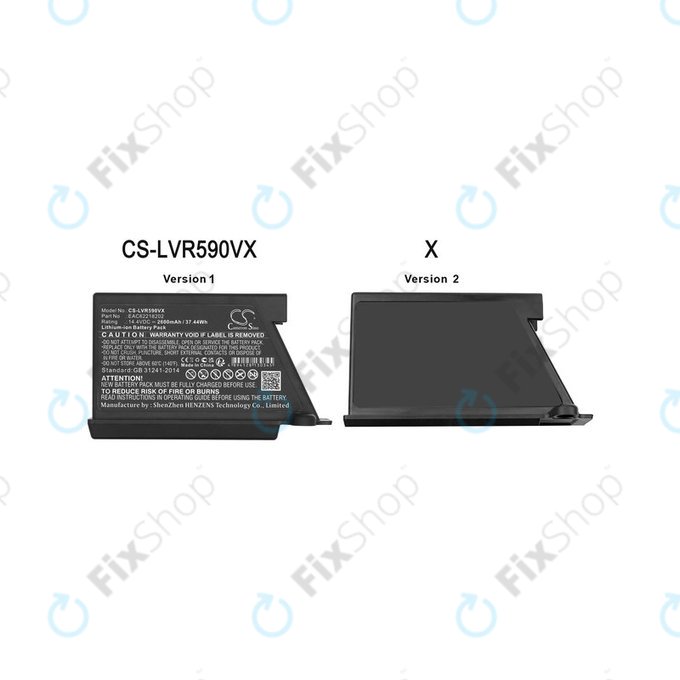 Akku batterie für LG Hombot, LG VR, EAC62218202, Li-ion, 14.4V, 2600mAh, HQ