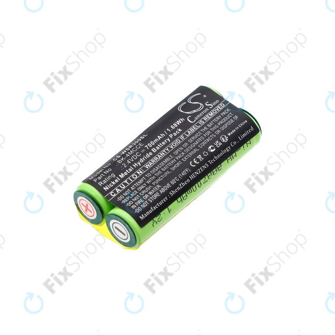 Batterie für Waterpik 900 Sonic Toothbrush, Sensonic Plus Sr-3000, 700mAh, Ni-MH, 2.4V, BK-4MCCE, HQ