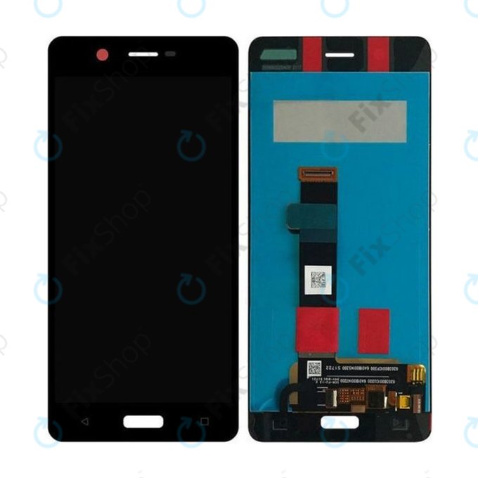 Nokia 5 - LCD Display + Touchscreen Front Glas TFT