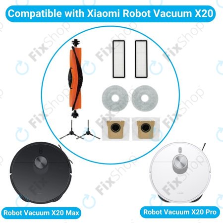Xiaomi Robot Vacuum X20 Max, X20 Pro - Komplett-set