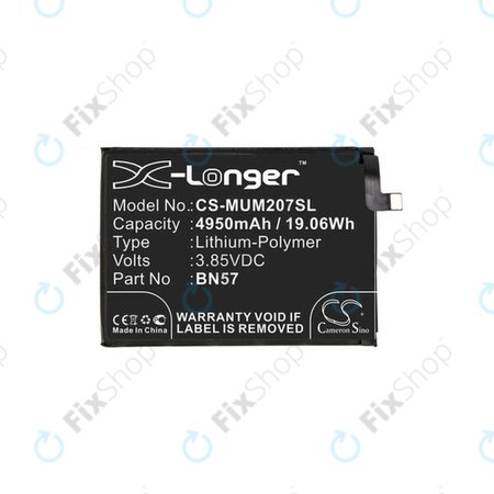 Xiaomi Poco X3 NFC, X3 Pro - Akku Batterie BN57 4950mAh HQ