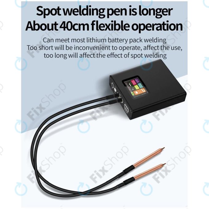 Docreate SW - Tragbare Einstellbare Punktschweißmaschine mit Display (5000mAh)