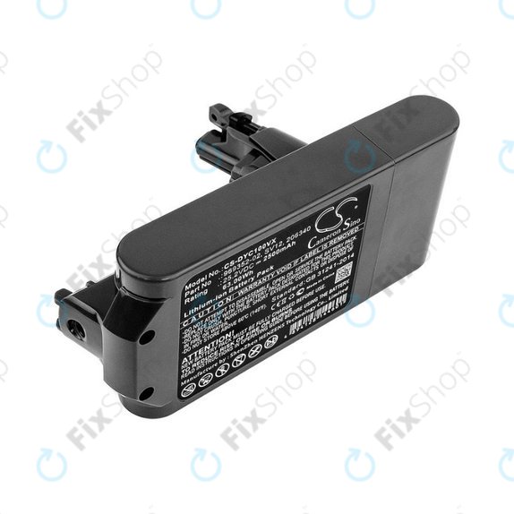 Dyson V10 - Akku Batterie 969352-02, SV12, 206340 Li-Ion 25.2V 2500mAh HQ