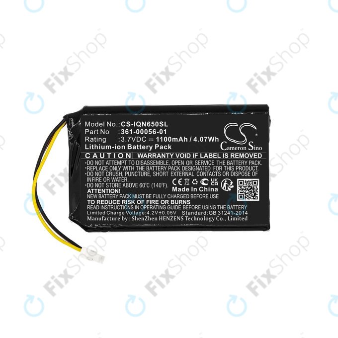 Garmin Nuvi 53, 53LMT, 65, 65LM - Akku Batterie 361-00056-01 1100mAh HQ