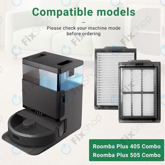 HEPA-Filter, 2 Stk. für iRobot Roomba Plus 505, 507, 405, 4020