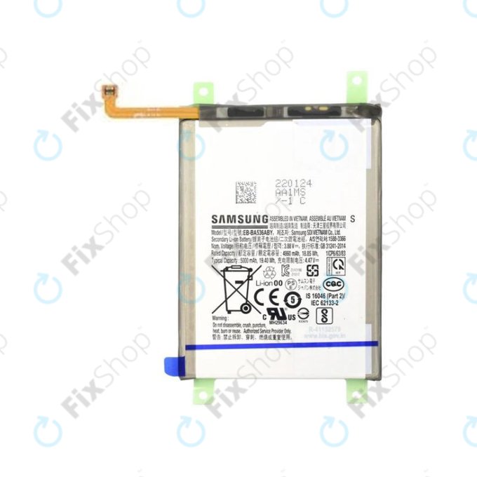 Samsung Galaxy A33 5G A336B - Akku Batterie EB-BA536ABY 5000mAh - GH82-28146A Genuine Service Pack