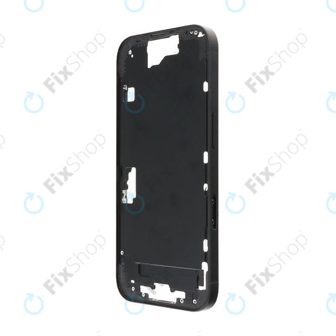 Apple iPhone 16 - Mittelrahmen + Ein-/Ausschalter + Lautstärketasten (Black)
