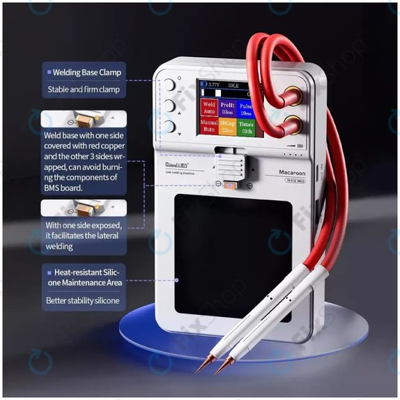 QianLi Macaron Max - Mikro-PunktschWeißgerät-Set für Akku-Flex-Reparatur (iPhone 11 - 14 Pro Max)