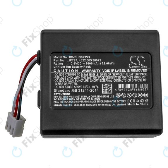 Philips SmartPro Easy - Akku Batterie IP797, 4322 005 38072 Li-Ion 10.8V 2600mAh HQ