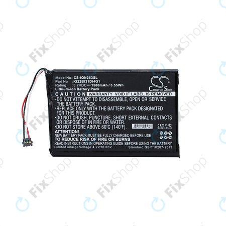 Garmin Nuvi 2639LMT, 2689LMT - Akku Batterie KI22BI31DI4G1 1500mAh HQ