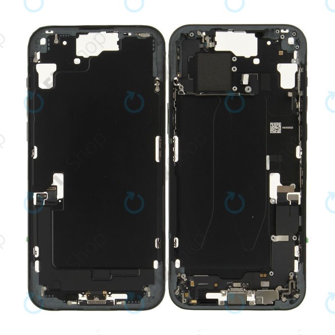 Mittelrahmen mit Batterie für iPhone 15 Plus | Black | ZD076-00674 | Genuine Apple