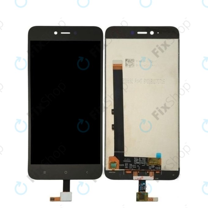 Xiaomi Redmi Note 5A 32GB, 64GB - LCD Display + Touchscreen Front Glas (Black) TFT