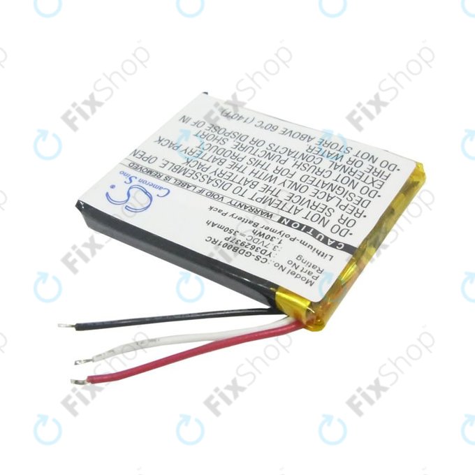 Akku batterie für GoPro Wifi Remote, 350mAh, Li-Pol, 3.7V, YD362937P, HQ