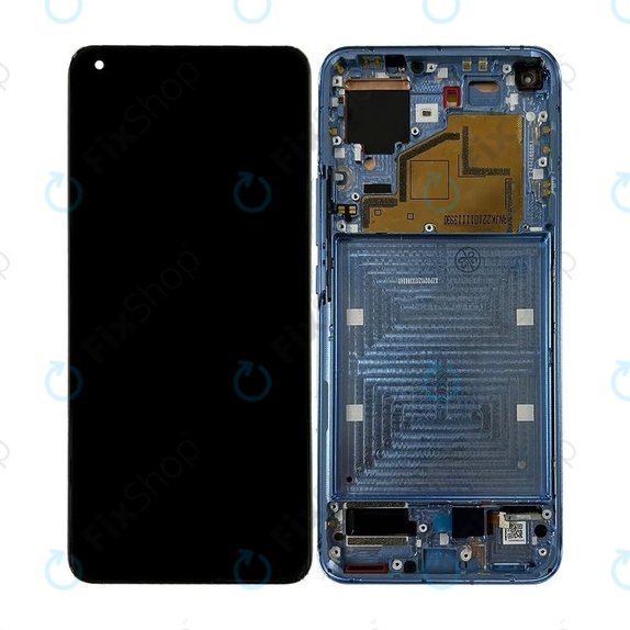 Xiaomi Mi 11 M2011K2G - LCD Display + Touchscreen Front Glas + Rahmen (Horizon Blue) OLED