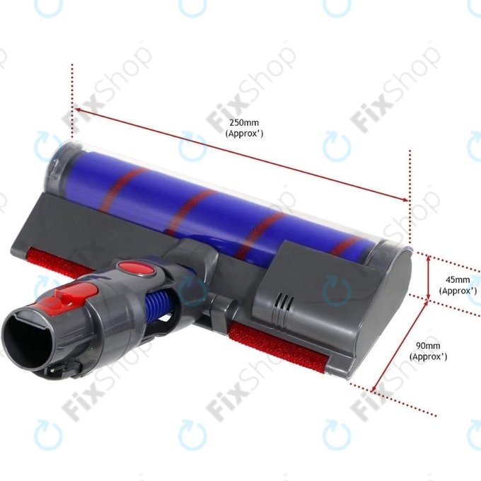 Dyson V-series, Outsize - Bodendüse mit LED-Grünlicht