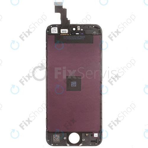 Display für iPhone 5C, Black, Touchscreen-Glas mit Rahmen