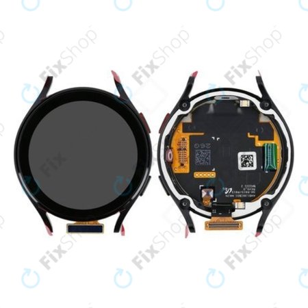 Samsung Galaxy Watch 5 44mm R915 - LCD Display + Touchscreen Front Glas + Rahmen (Graphite) - GH82-30043A Genuine Service Pack