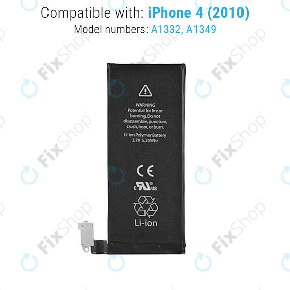 Akku Batterie für iPhone 4, 1420mAh