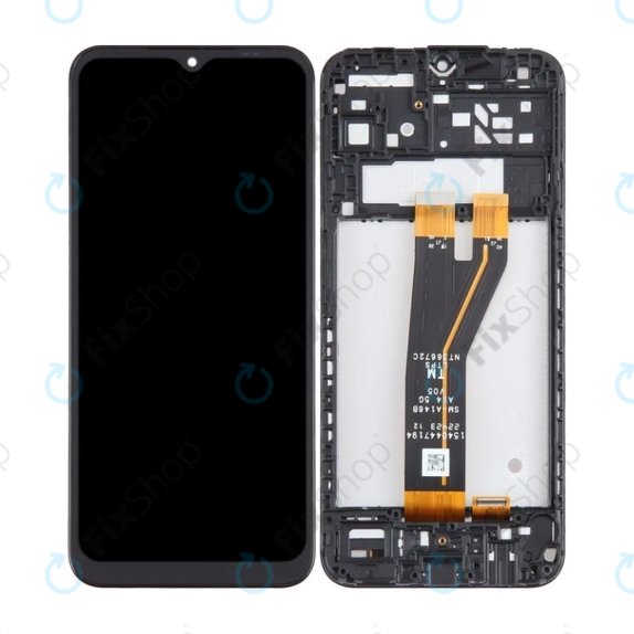 Samsung Galaxy A14 5G A146B - LCD Display + Touchscreen Front Glas + Rahmen (Black) TFT