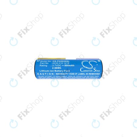 Batterie für Oral-B Genius X, Smart 6000, Philips Diamondclean, Easyclean, 800mAh, Li-Ion, 3.7V, 4235 010 13068, HQ