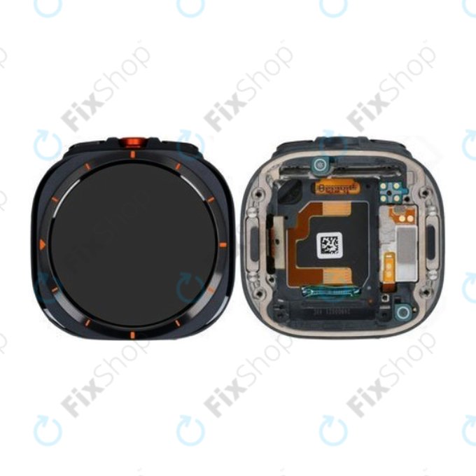 Samsung Galaxy Watch Ultra (LTE) SM-L705U - LCD Display + Touchscreen Front Glas + Rahmen (Dark Grey) - GH82-35194A Genuine Service Pack