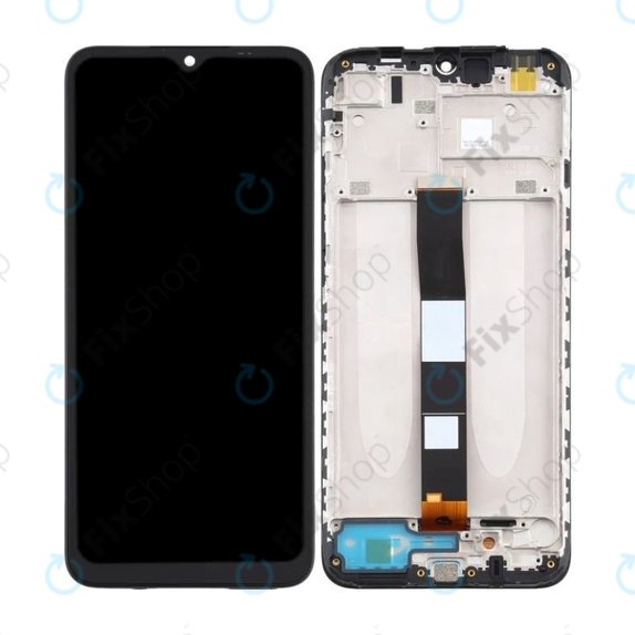 Xiaomi Redmi 9A, Redmi 9AT, Redmi 9C - LCD Display + Touchscreen Front Glas + Rahmen TFT