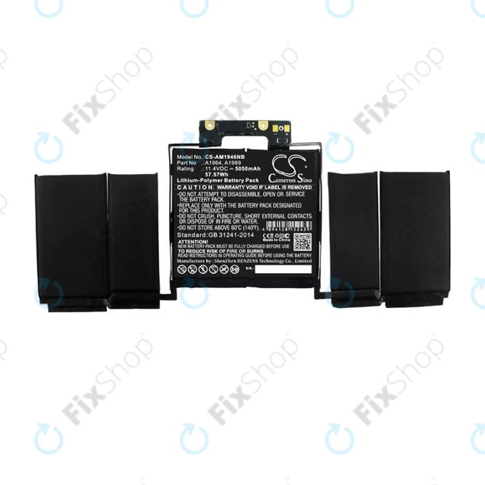 Apple MacBook Pro 13" A1989 (2018 - 2019), A2251 (2020) - Akku Batterie A1964 5050mAh HQ