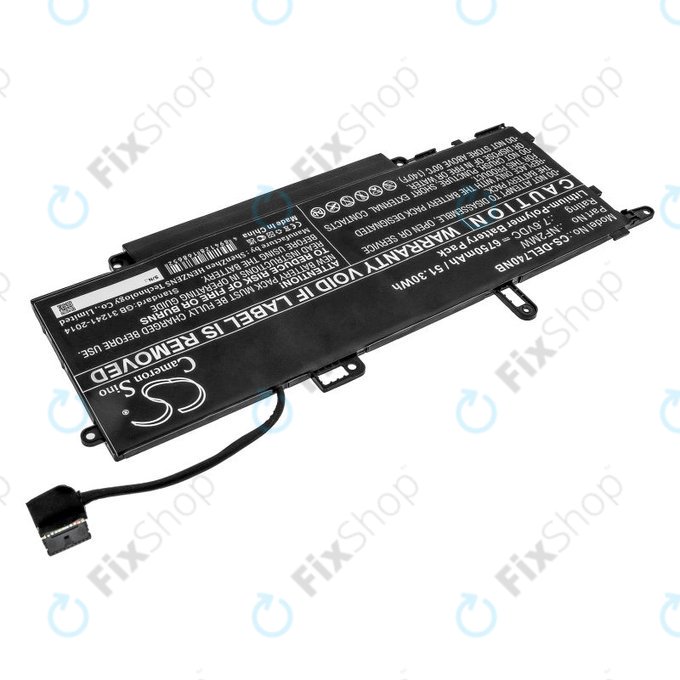 Akku batterie für Dell Latitude 7310 2-in-1, 7400 2-in-1, 6750mAh, Li-Pol, 7.6V, NF2MW, HQ