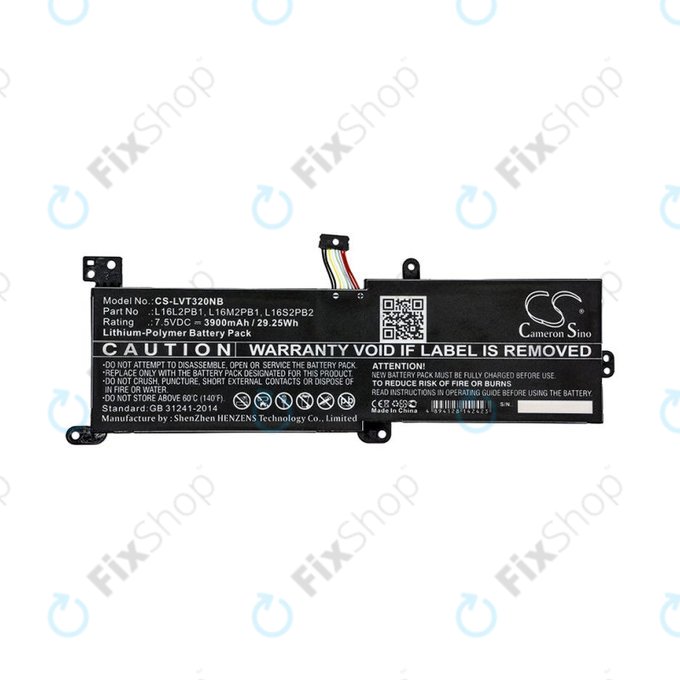 Akku batterie für Lenovo 320, 330, 520, Ideapad 320, 330, S145, 3900mAh, Li-Pol, 7.5V, L16L2PB1, HQ