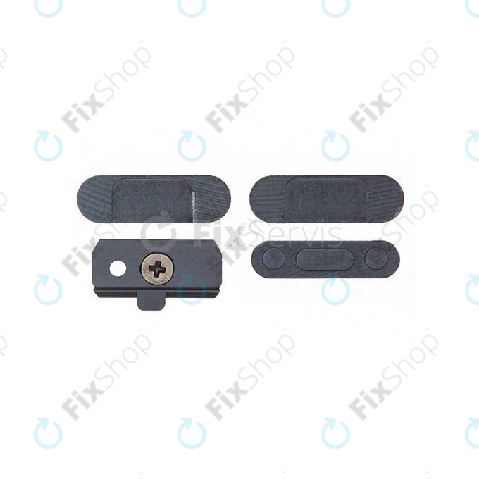 Apple iPad Mini, Mini 2, Air - Einschalt- Silent Mode und Lautstärke Tasten (Space Grey)